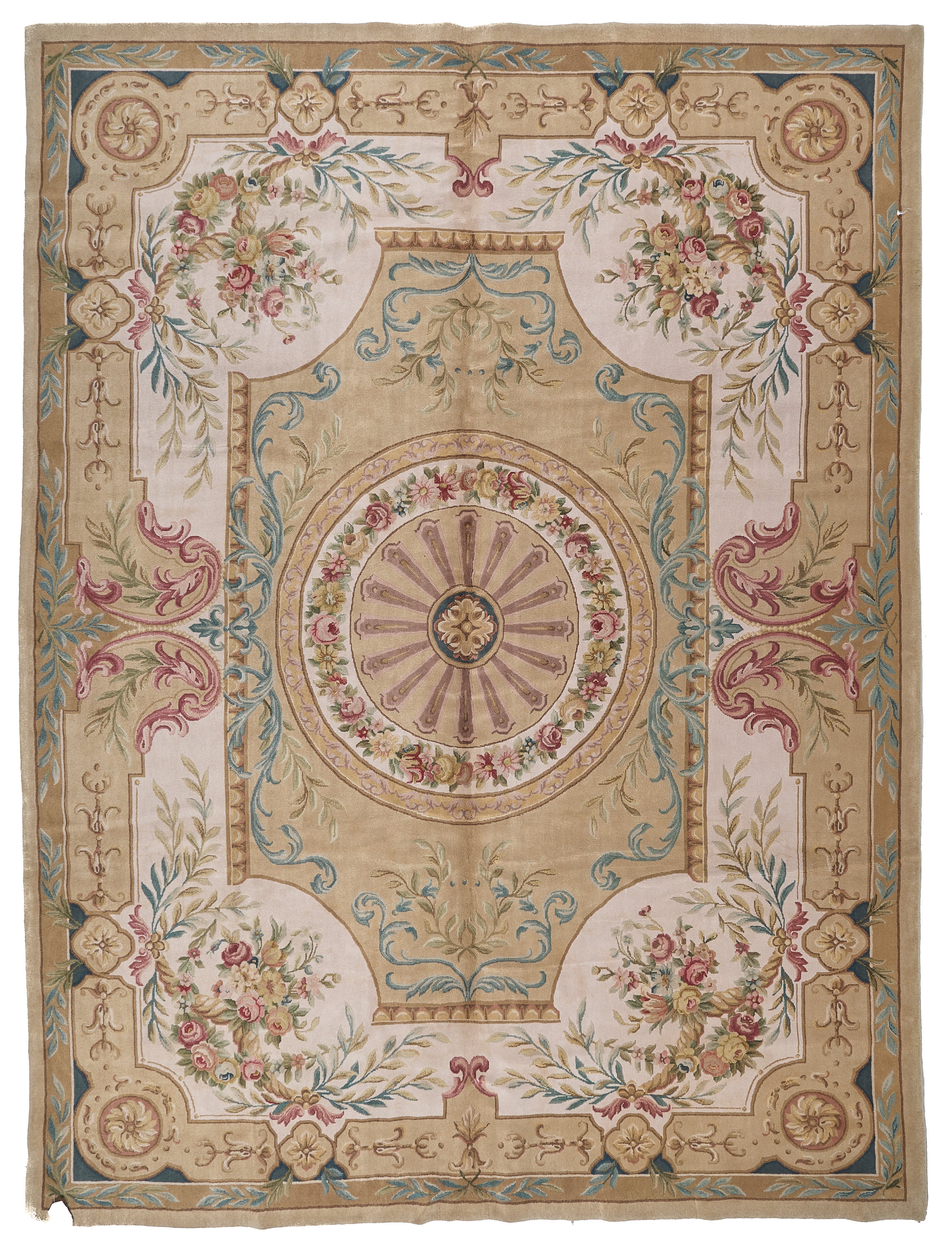 8015 Hand Knotted Savonnerie Carpet