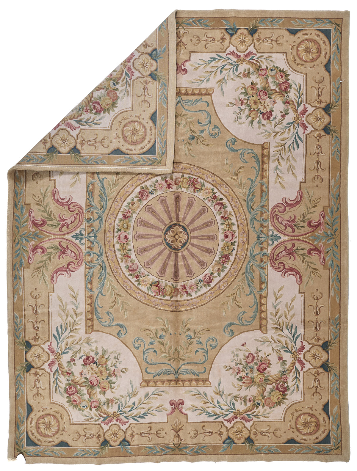 8015 Hand Knotted Savonnerie Carpet