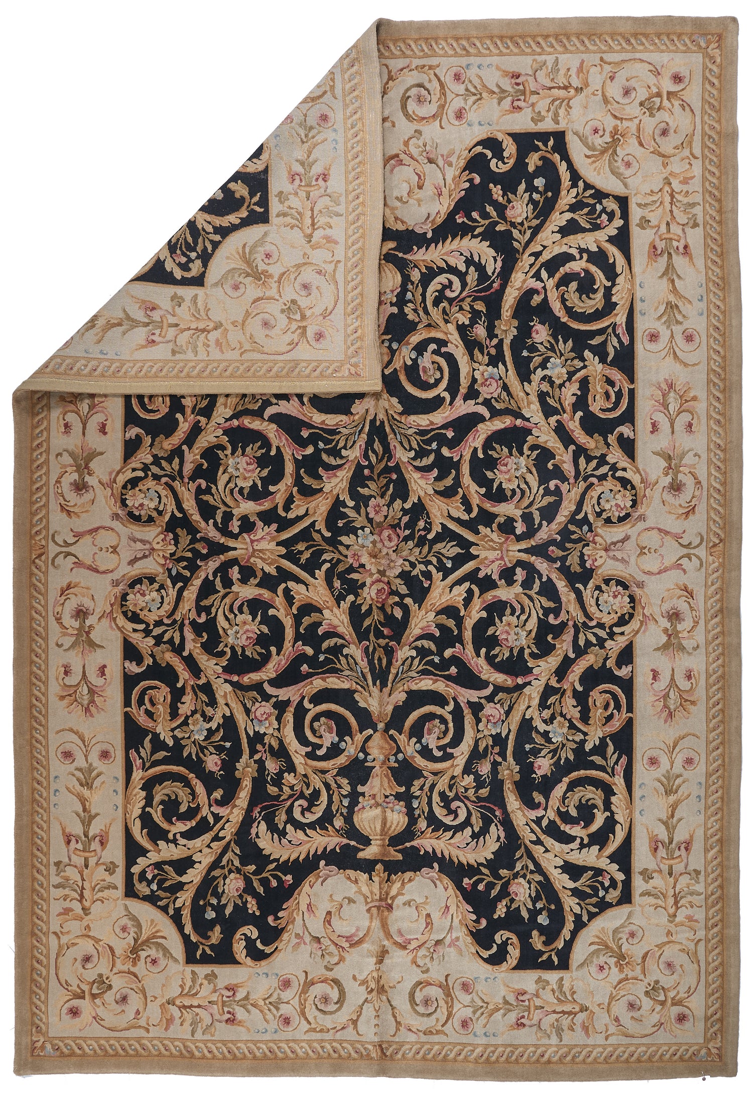8018 Hand Knotted Savonnerie Carpet