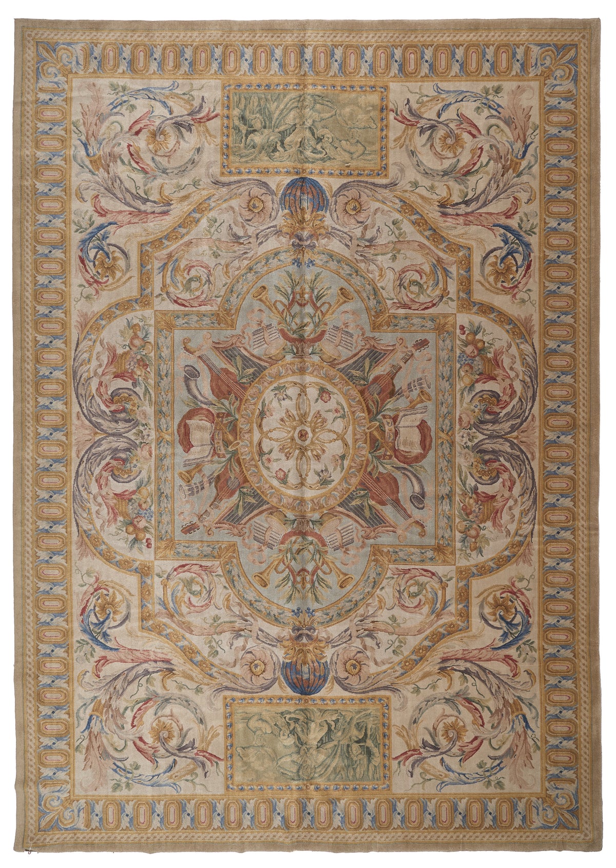 8019 Hand Knotted Savonnerie Carpet
