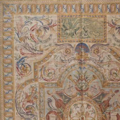 8019 Hand Knotted Savonnerie Carpet