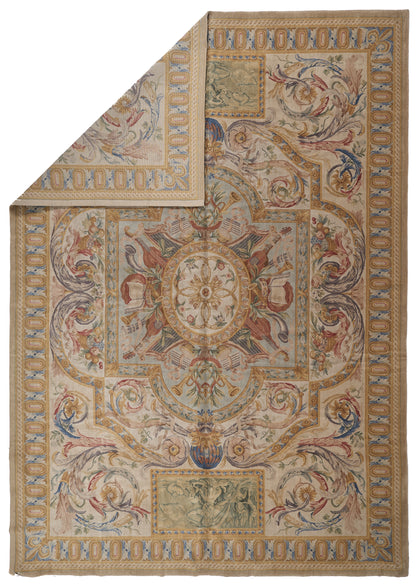 8019 Hand Knotted Savonnerie Carpet
