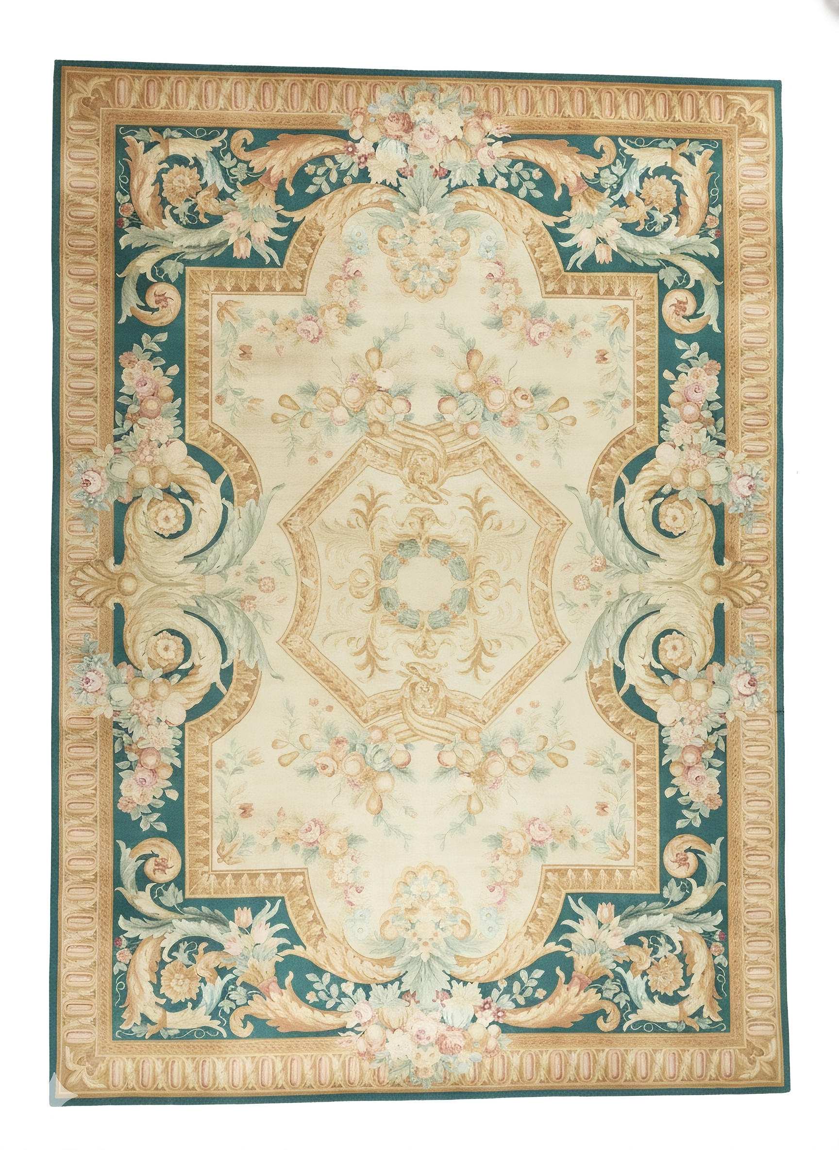 8021 Hand Knotted Savonnerie Carpet