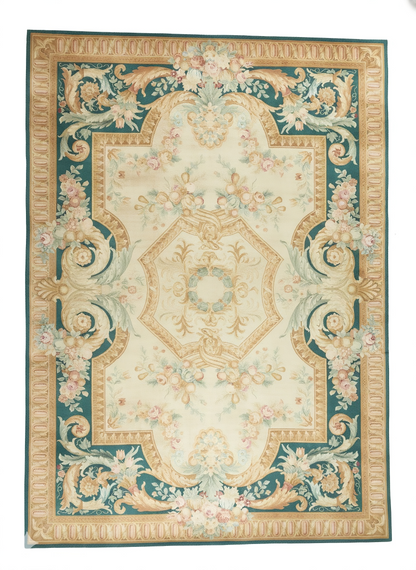 8021 Hand Knotted Savonnerie Carpet