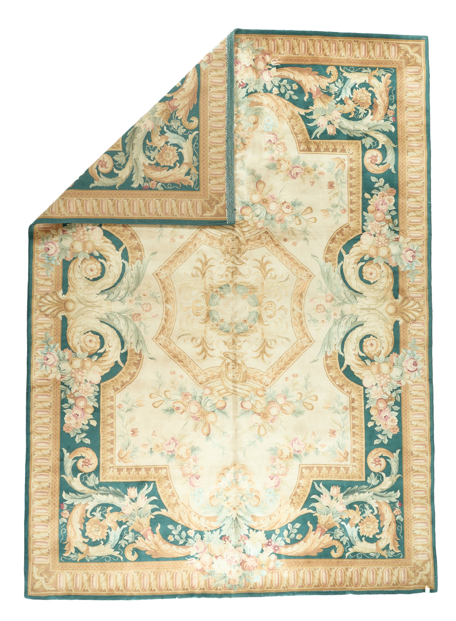 8021 Hand Knotted Savonnerie Carpet