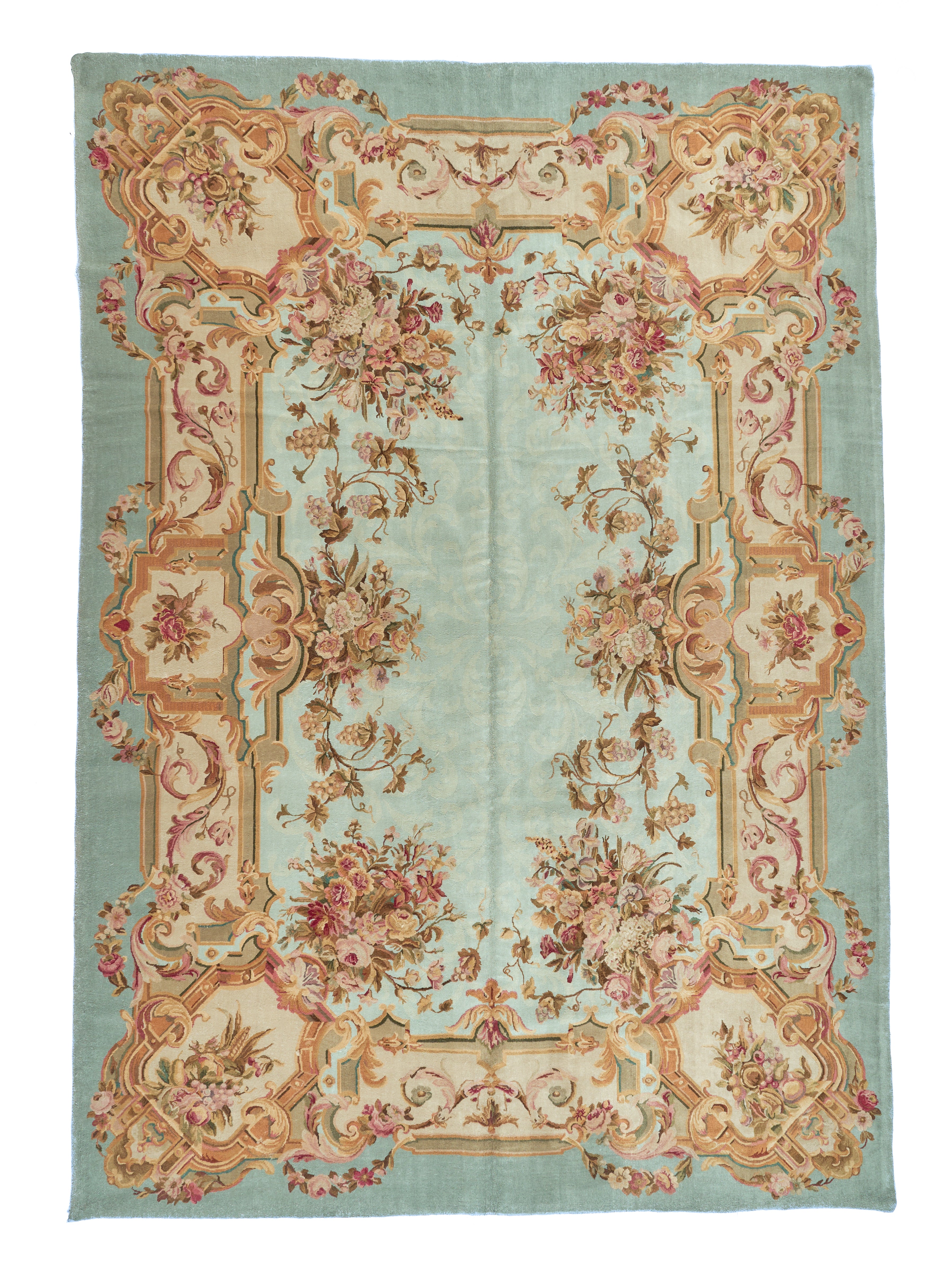 8022 Hand Knotted Savonnerie Carpet