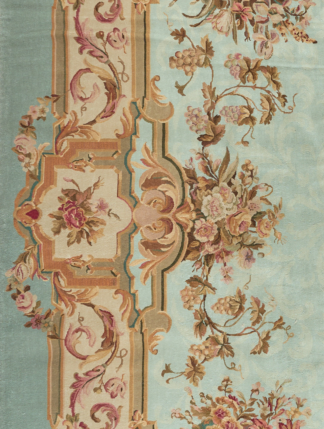 8022 Hand Knotted Savonnerie Carpet