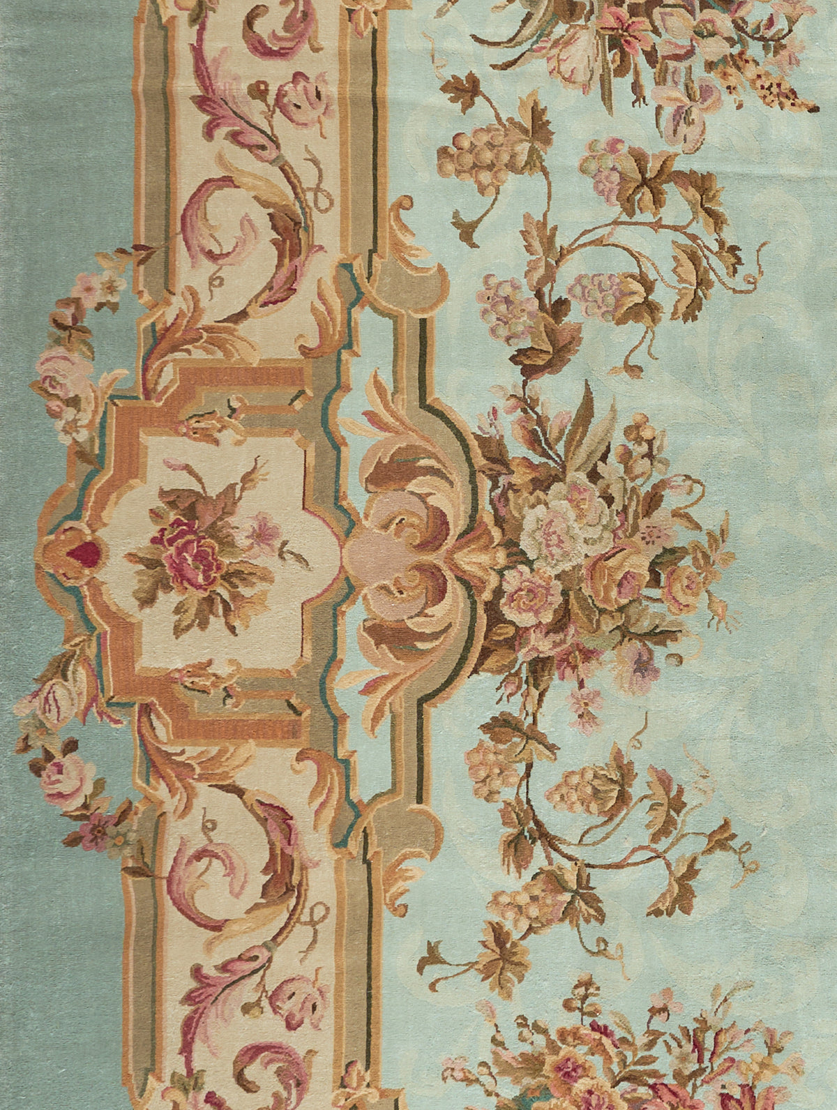 8022 Hand Knotted Savonnerie Carpet