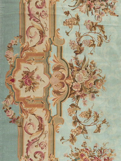 8022 Hand Knotted Savonnerie Carpet