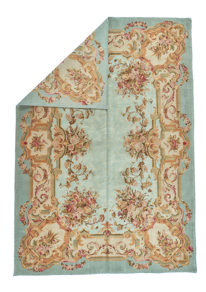8022 Hand Knotted Savonnerie Carpet