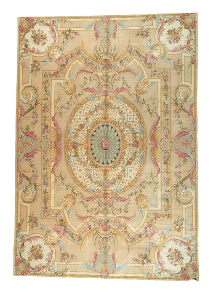 8023 Hand Knotted Savonnerie Carpet