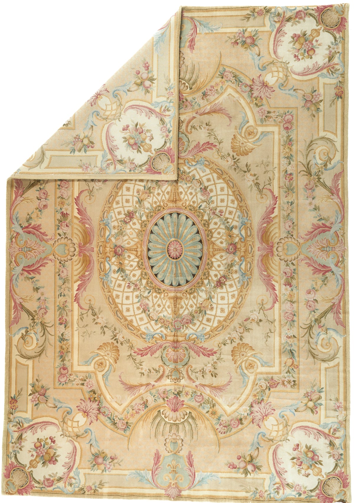 8023 Hand Knotted Savonnerie Carpet