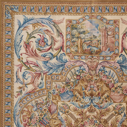 8026 Hand Knotted Savonnerie Carpet
