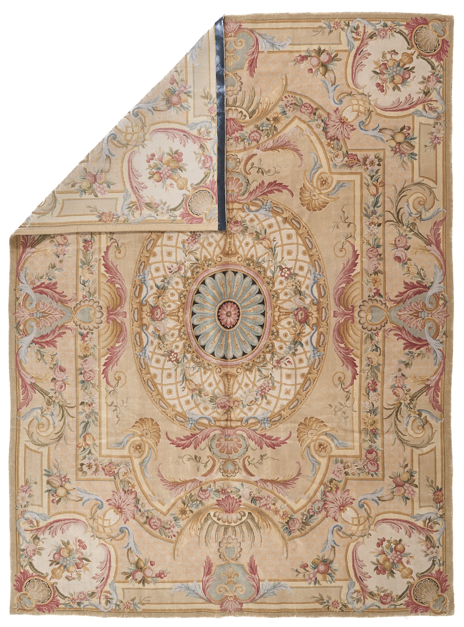 8028 Hand Knotted Savonnerie Carpet