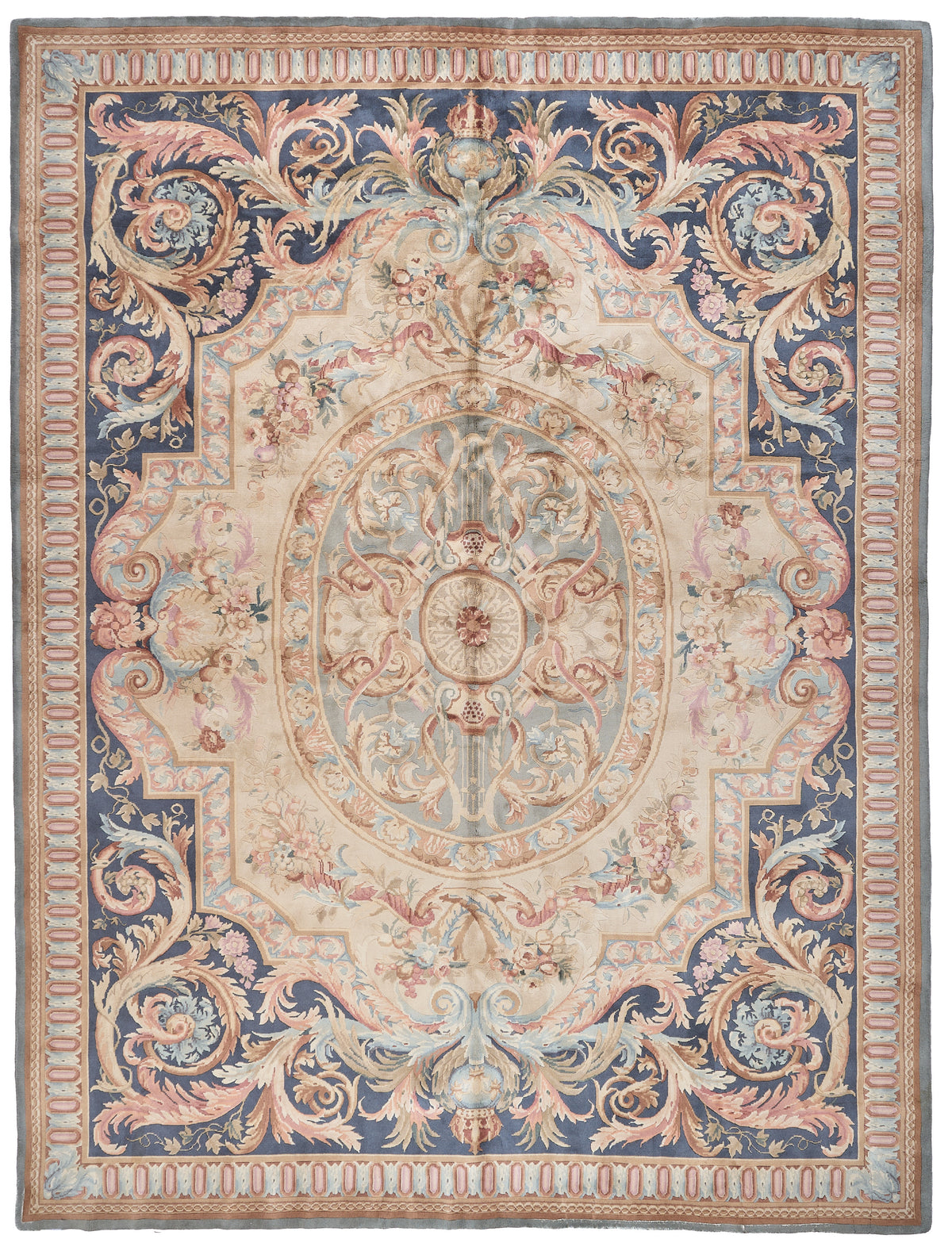 8029 Hand Knotted Savonnerie Carpet