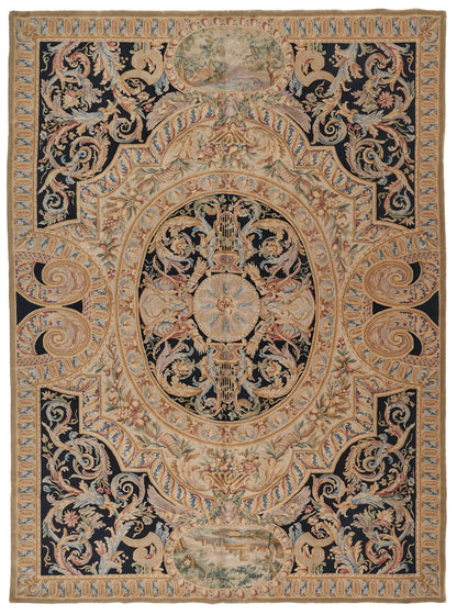 8031 Hand Knotted Savonnerie Carpet