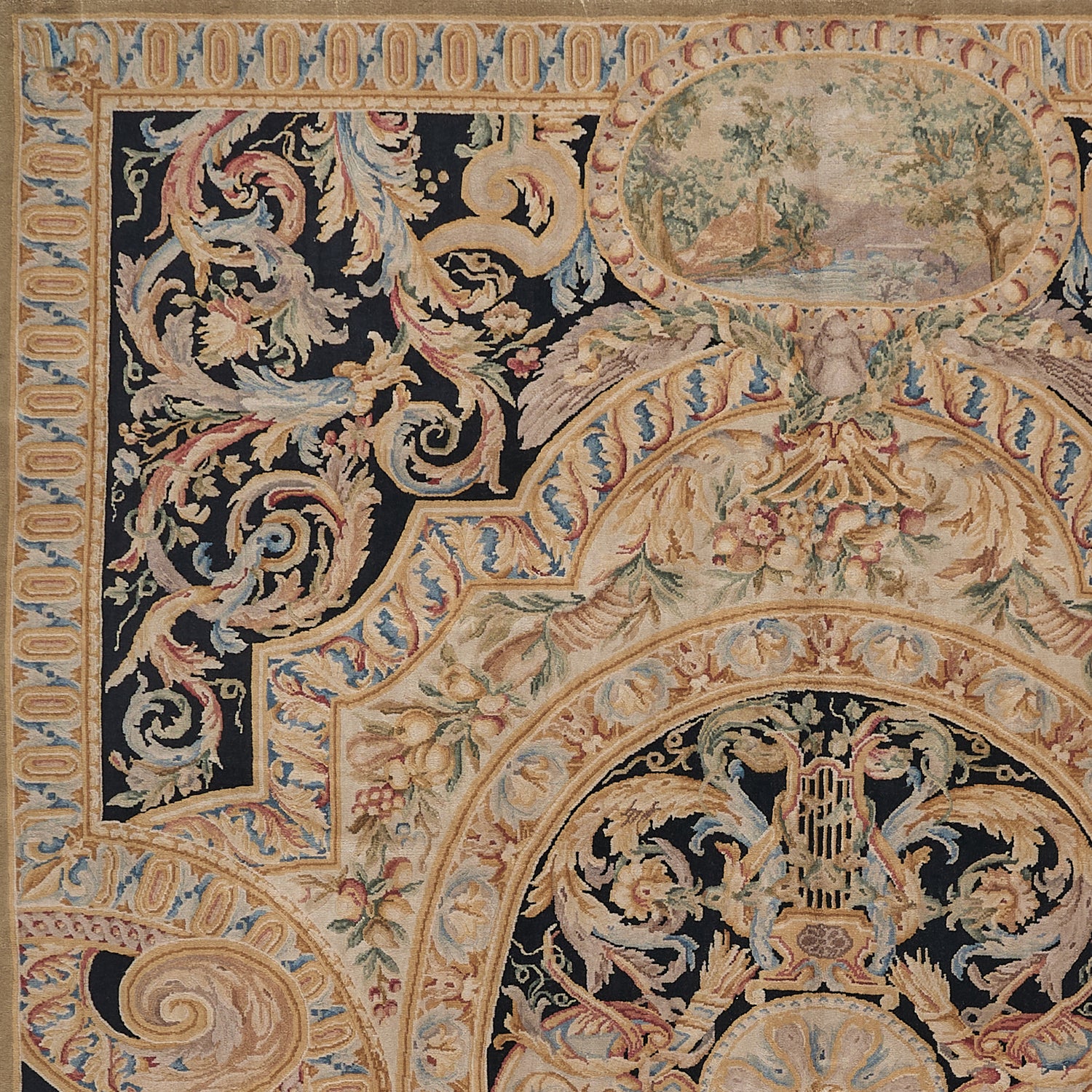 8031 Hand Knotted Savonnerie Carpet