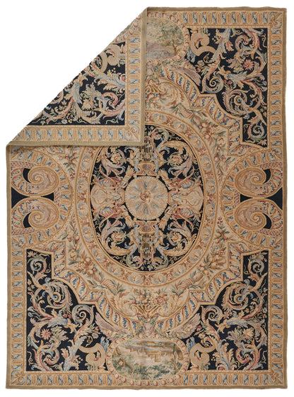 8031 Hand Knotted Savonnerie Carpet