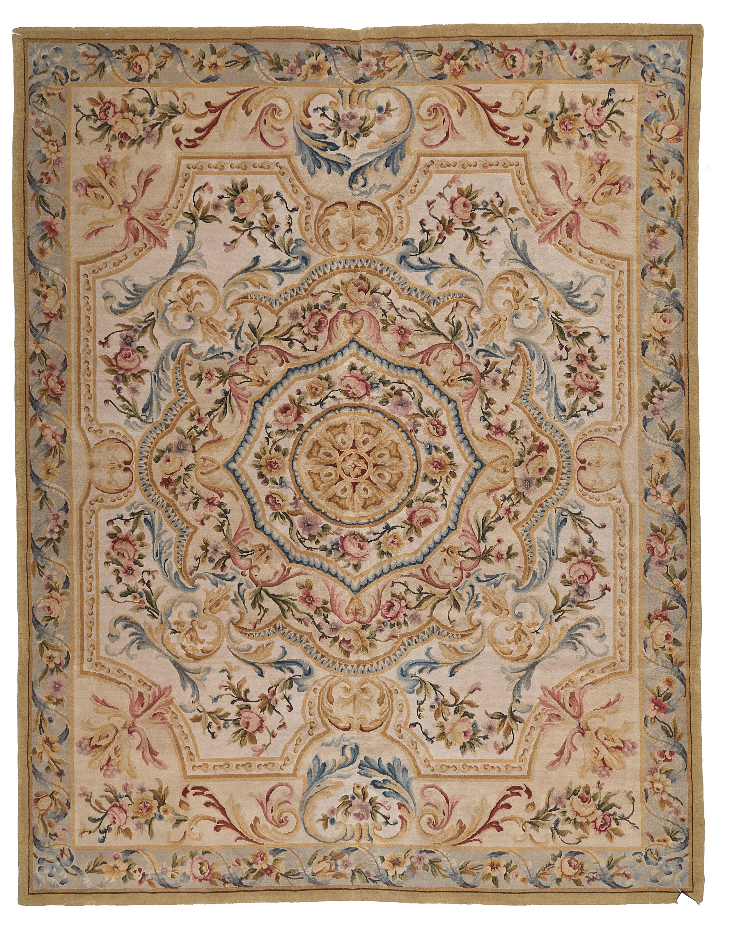 8033 Hand Knotted Savonnerie Carpet
