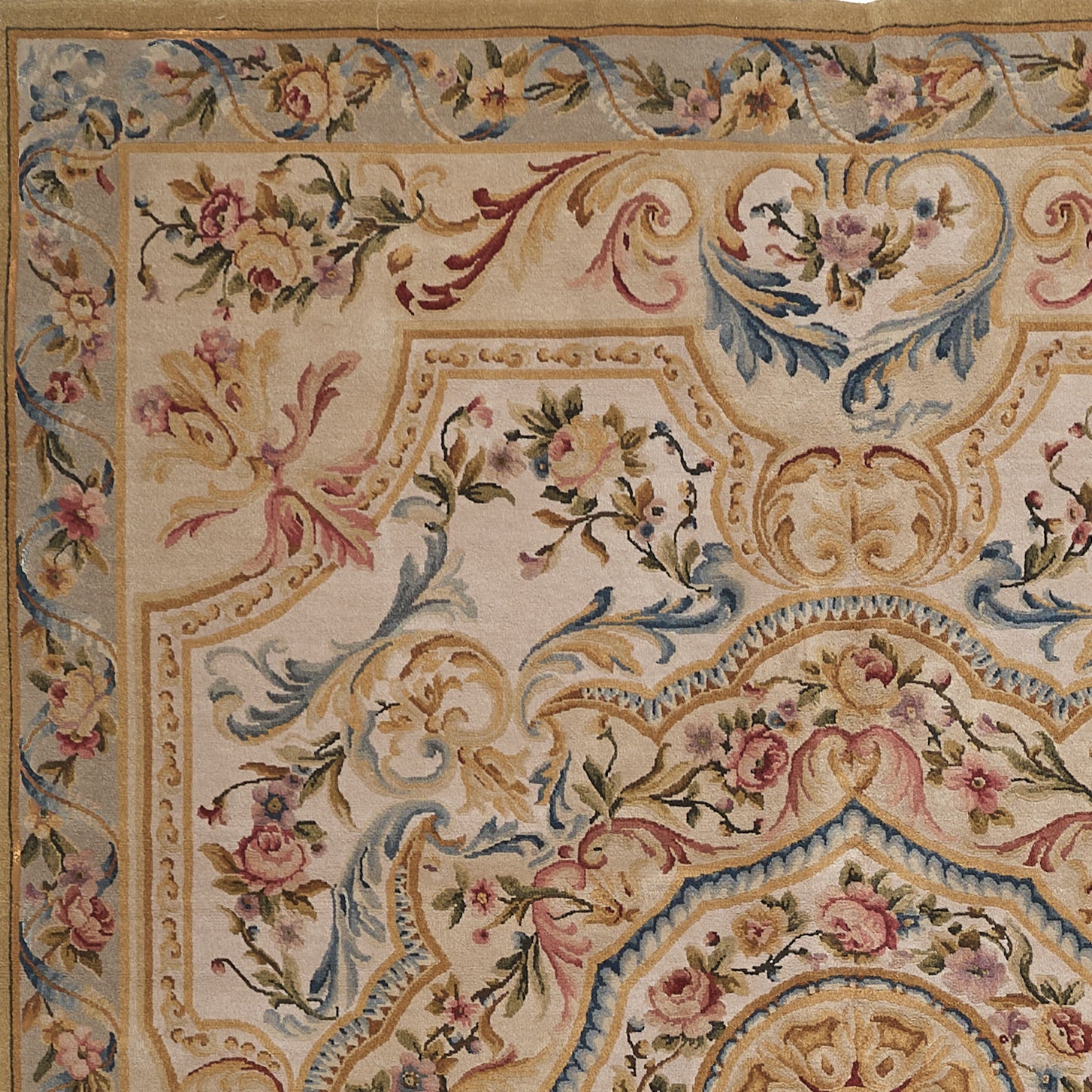 8033 Hand Knotted Savonnerie Carpet