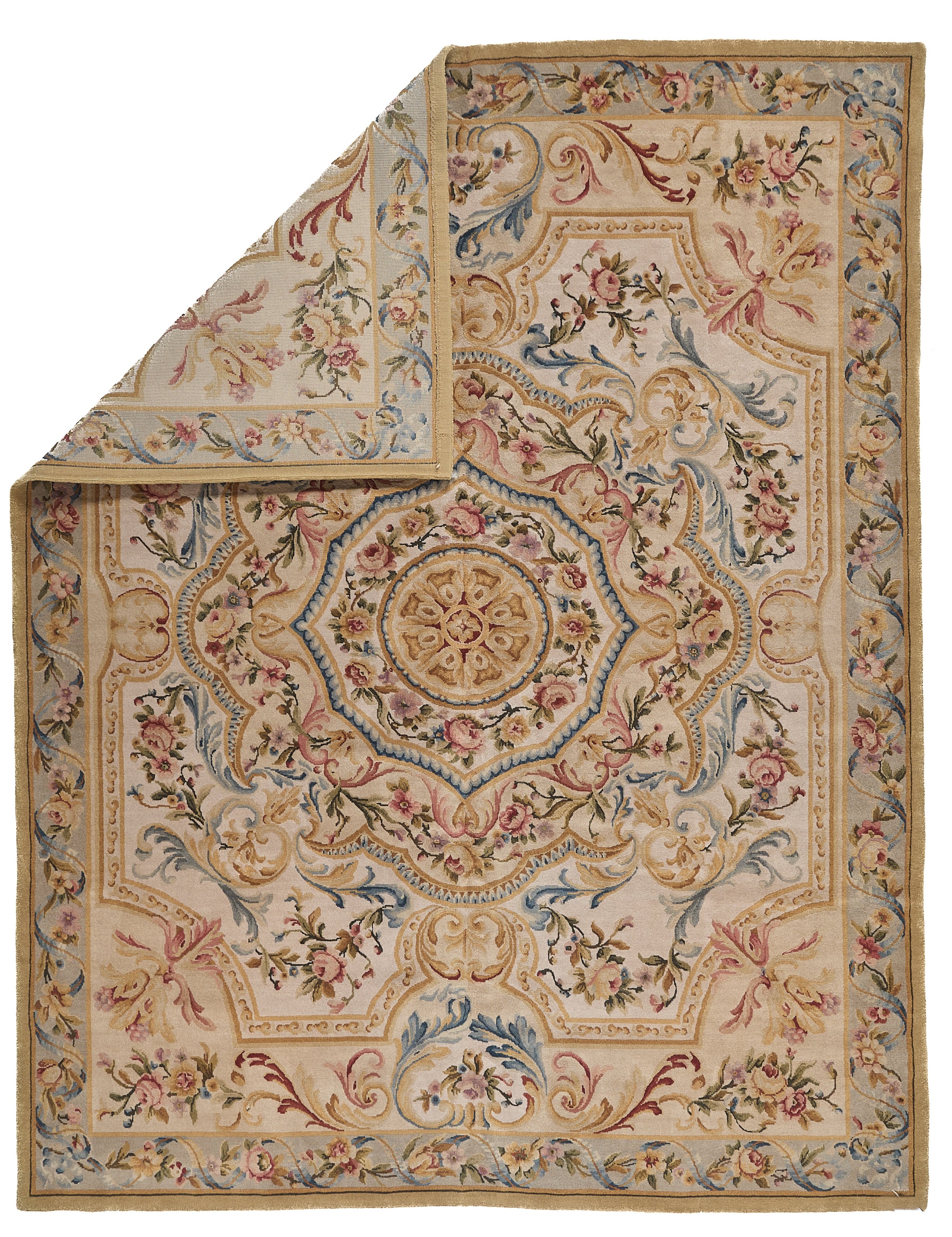 8033 Hand Knotted Savonnerie Carpet