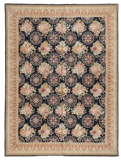 8034 Hand Knotted Savonnerie Carpet