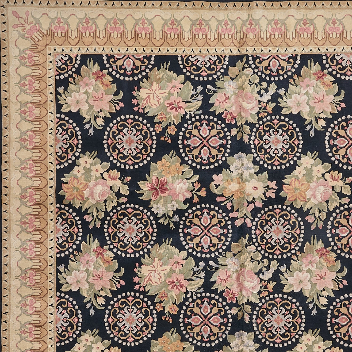 8034 Hand Knotted Savonnerie Carpet