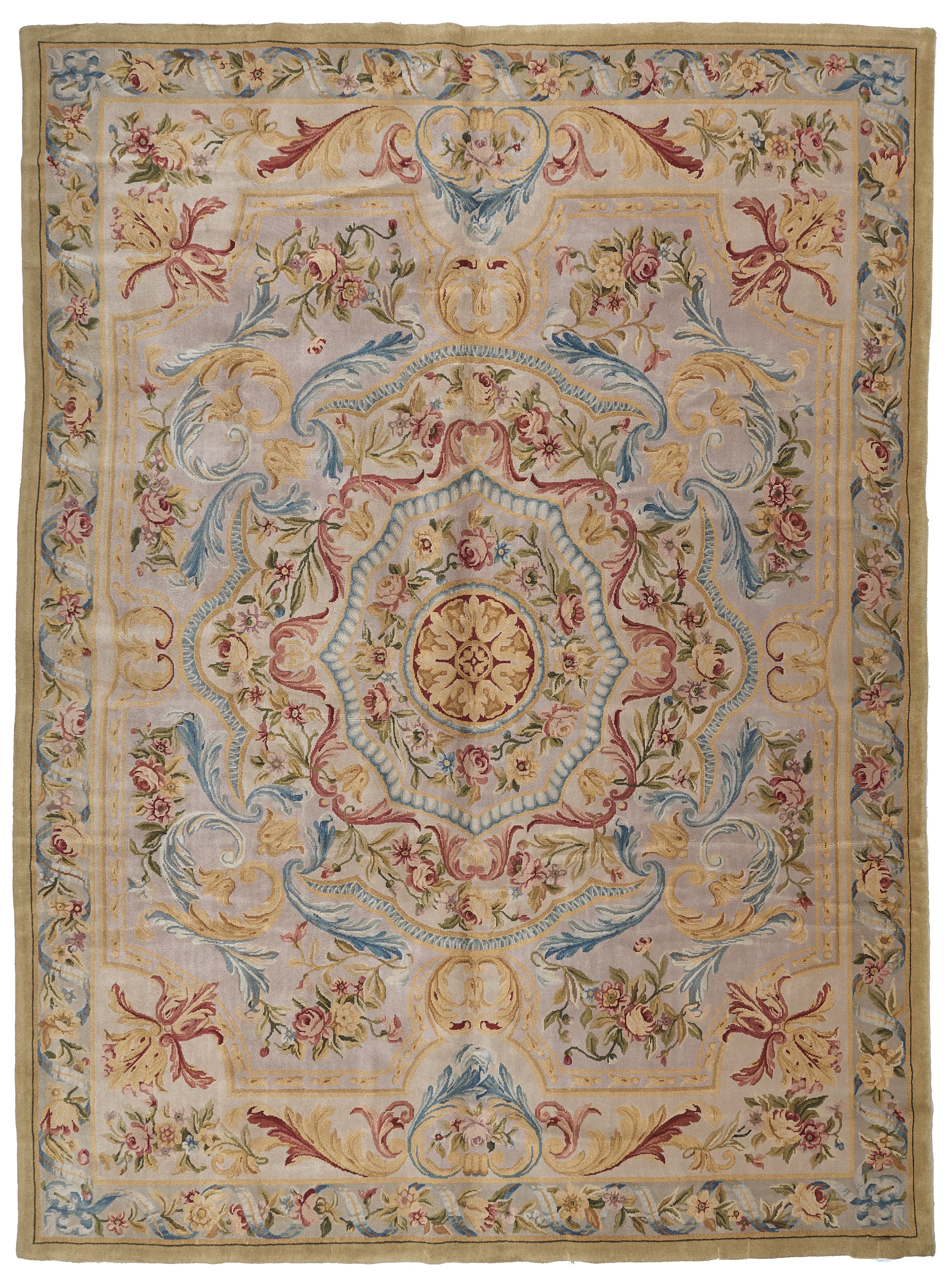 8035 Hand Knotted Savonnerie Carpet