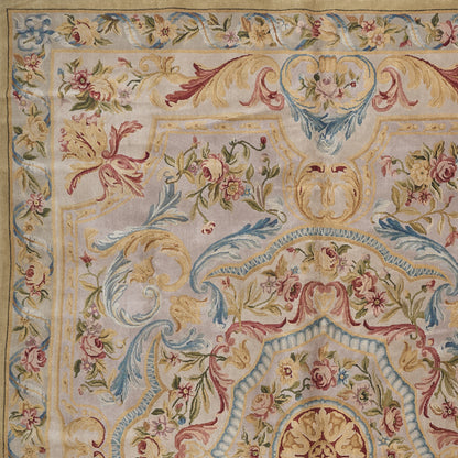 8035 Hand Knotted Savonnerie Carpet