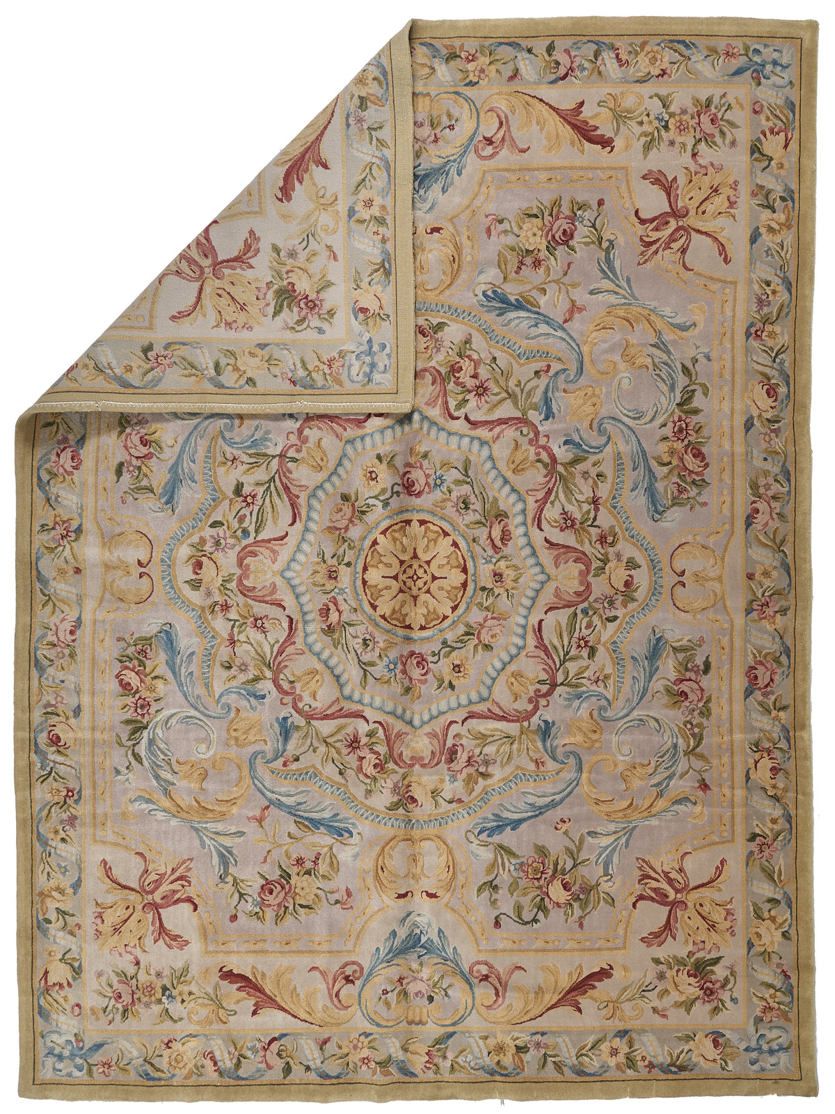 8035 Hand Knotted Savonnerie Carpet