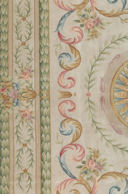 8036 Hand Knotted Savonnerie Carpet