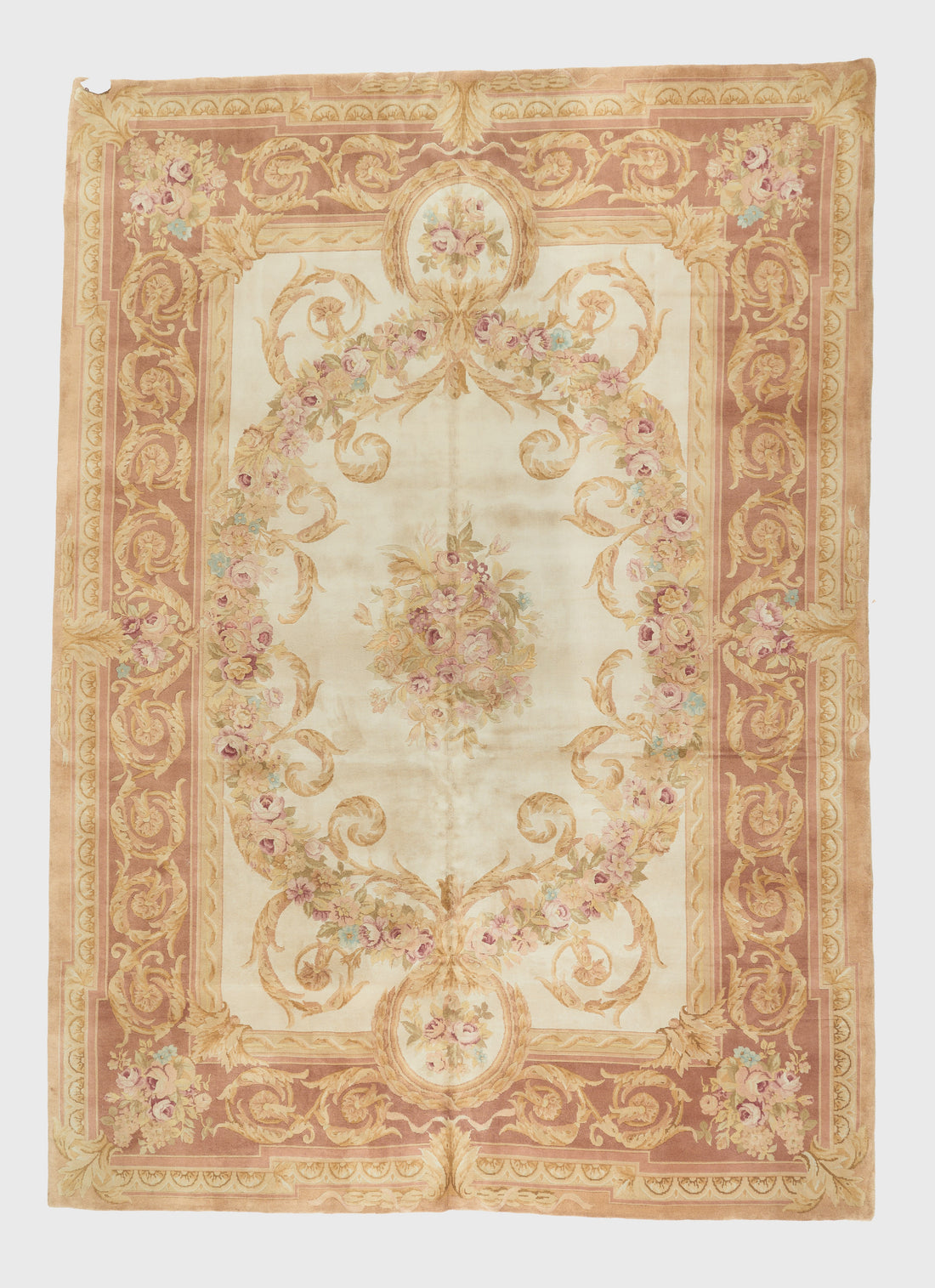 8038 Hand Knotted Savonnerie Carpet