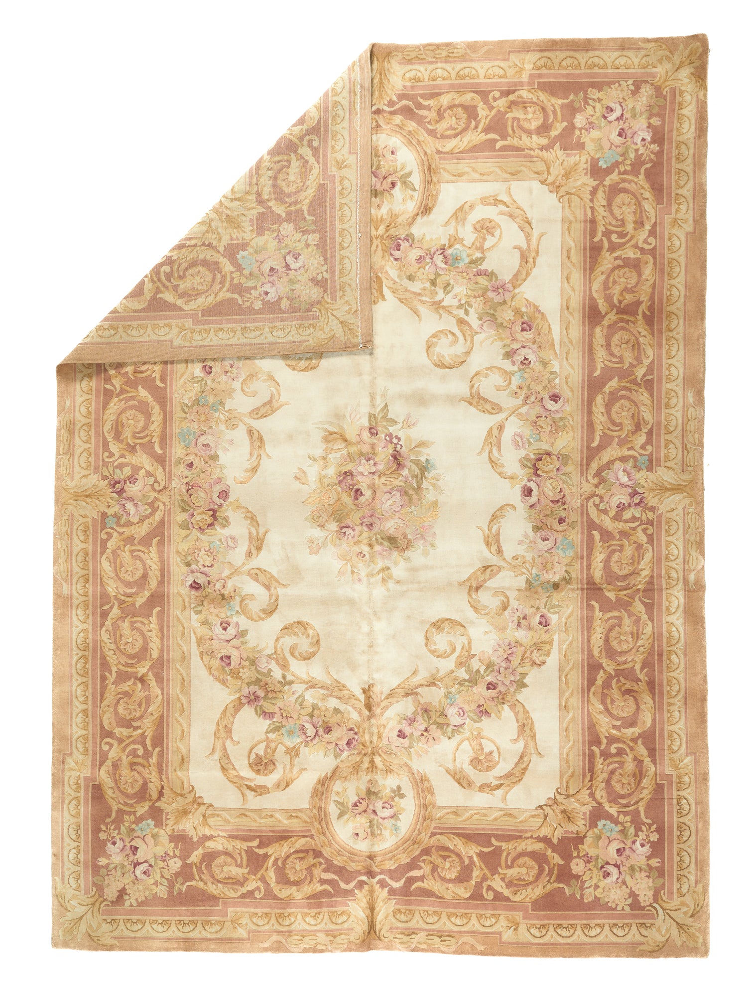 8038 Hand Knotted Savonnerie Carpet