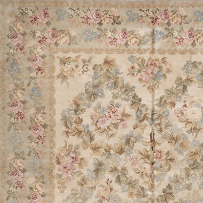 8039 Hand Knotted Savonnerie Carpet