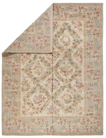 8039 Hand Knotted Savonnerie Carpet