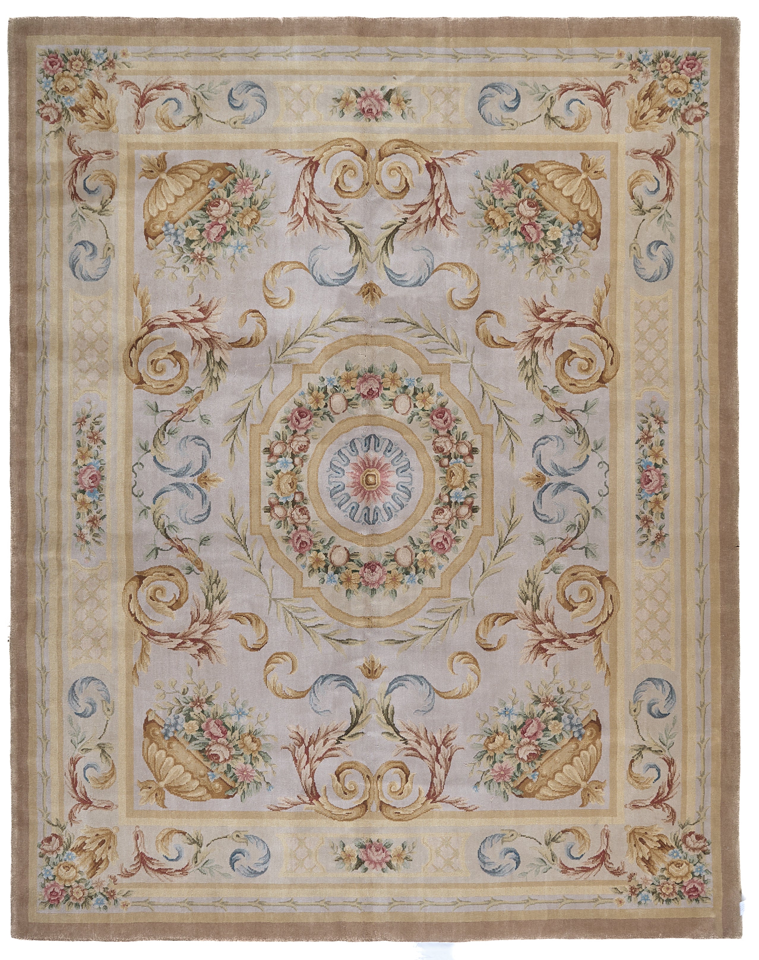 8040 Hand Knotted Savonnerie Carpet