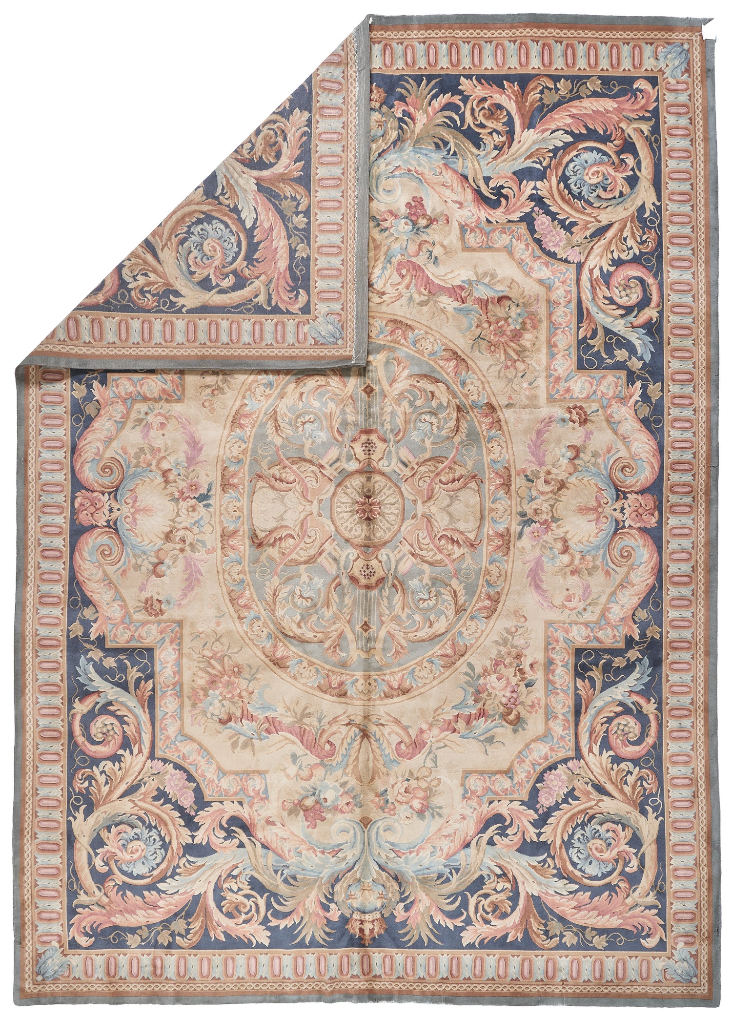 8042 Hand Knotted Savonnerie Carpet
