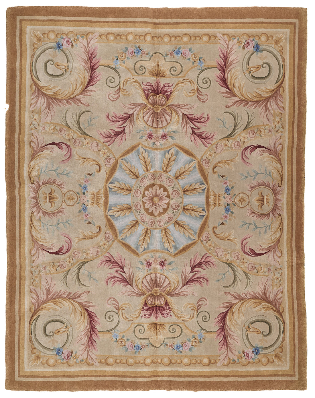 8044 Hand Knotted Savonnerie Carpet