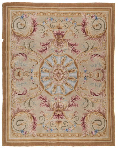 8044 Hand Knotted Savonnerie Carpet