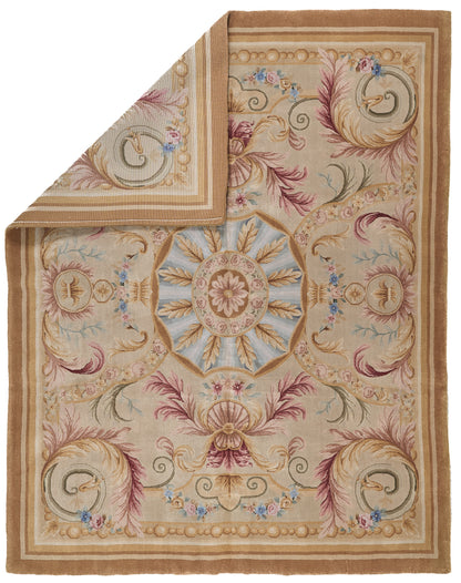 8044 Hand Knotted Savonnerie Carpet