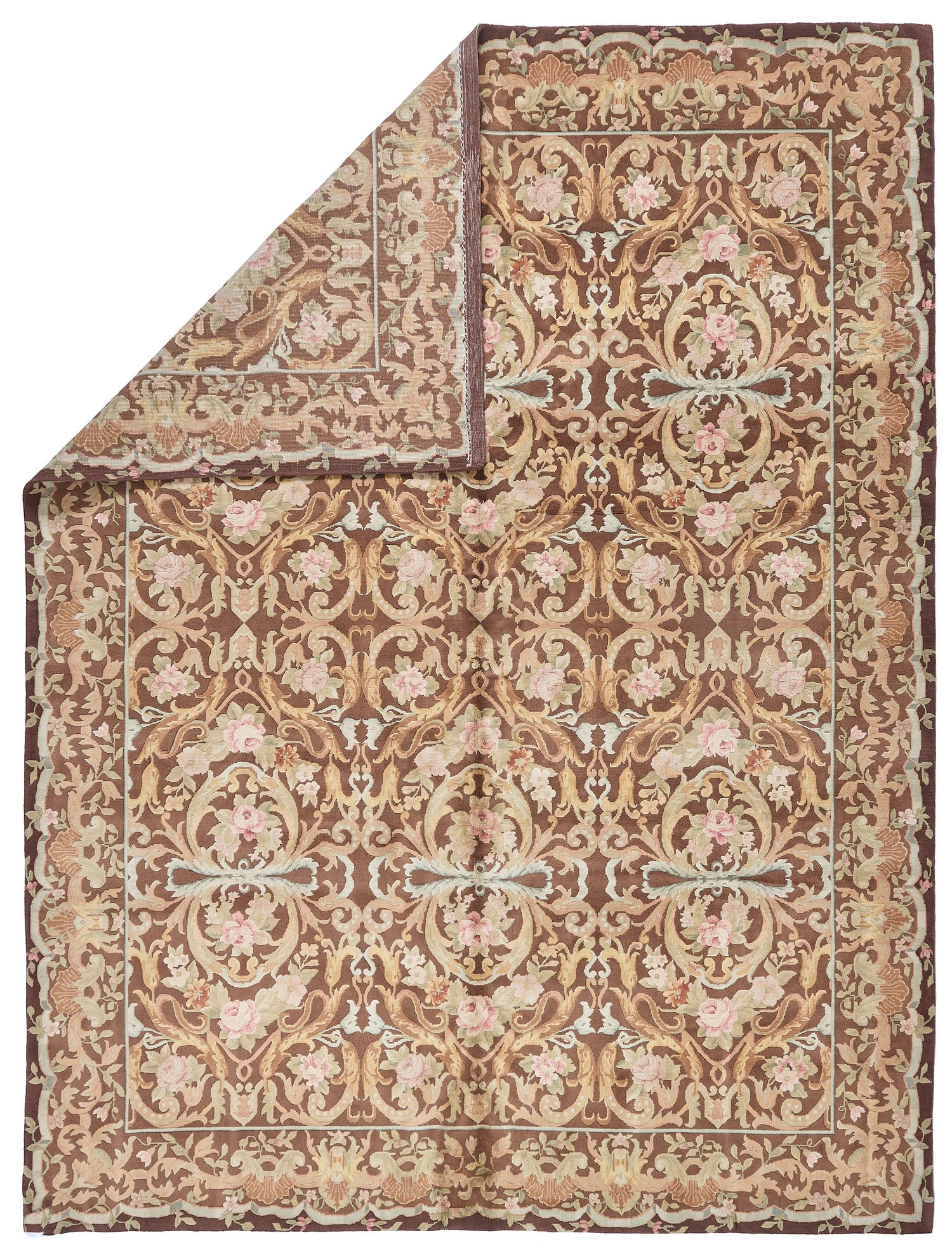 8045 Hand Knotted Savonnerie Carpet