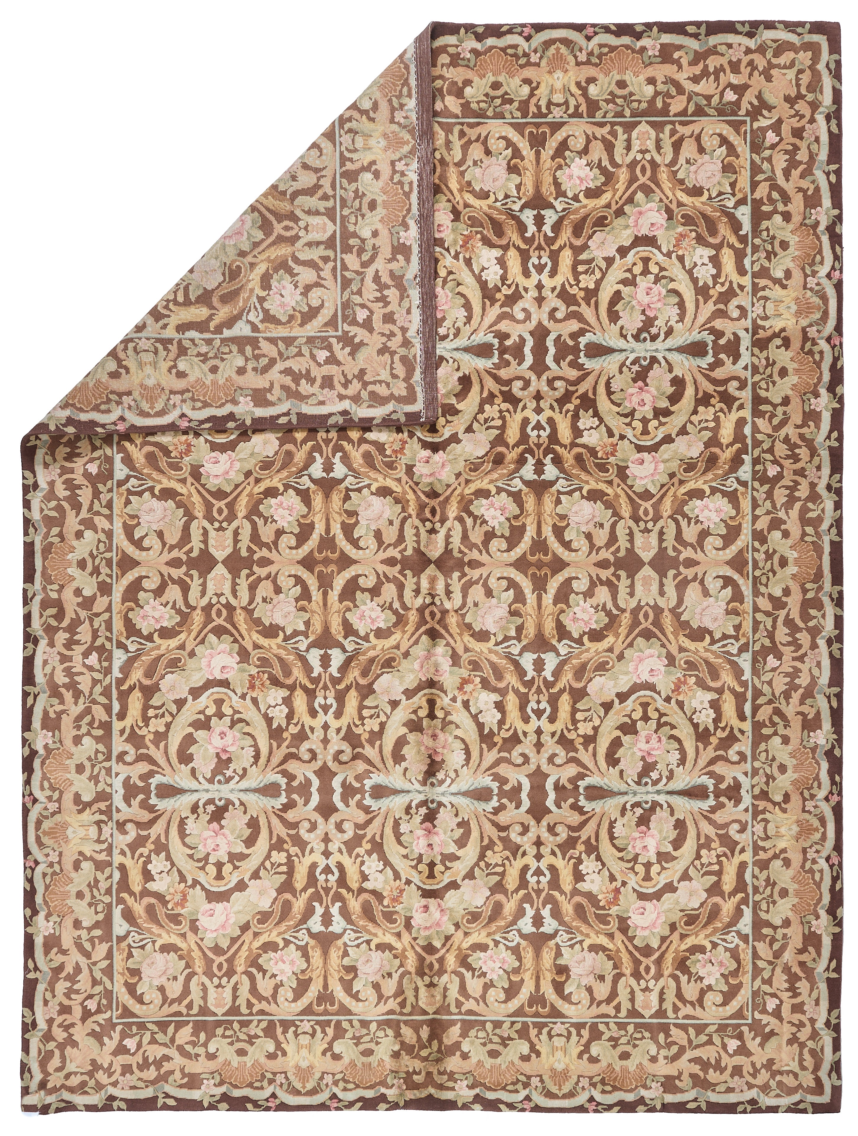8045 Hand Knotted Savonnerie Carpet