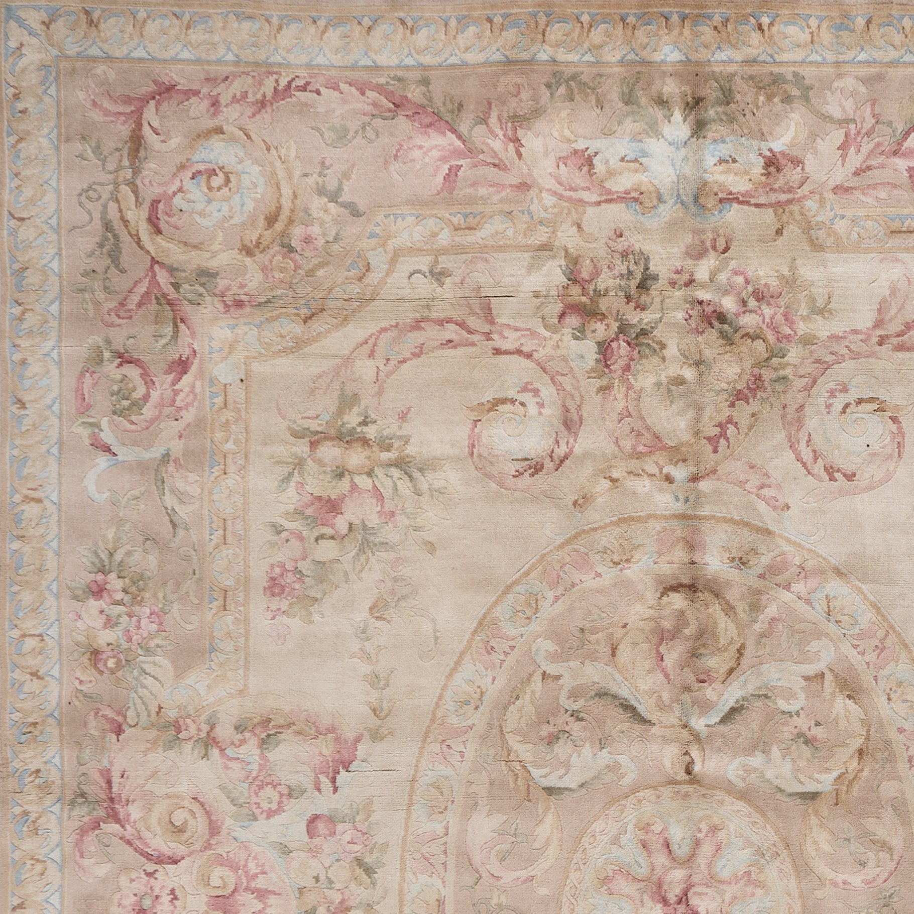 8047 Hand Knotted Savonnerie Carpet