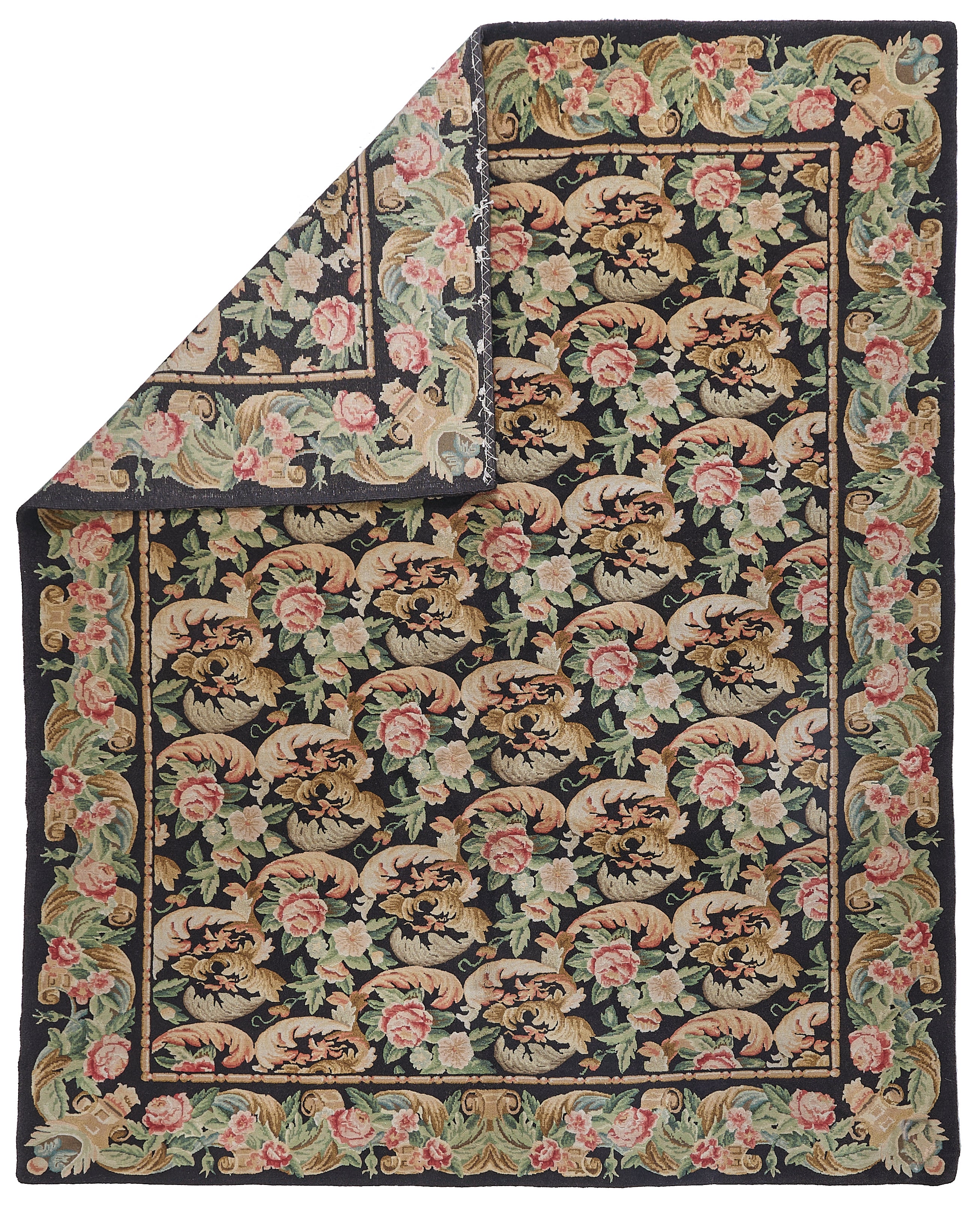 8049 Hand Knotted Savonnerie Carpet