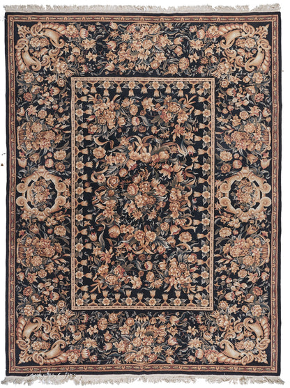 8052 Hand Knotted Savonnerie Carpet