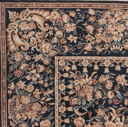 8052 Hand Knotted Savonnerie Carpet