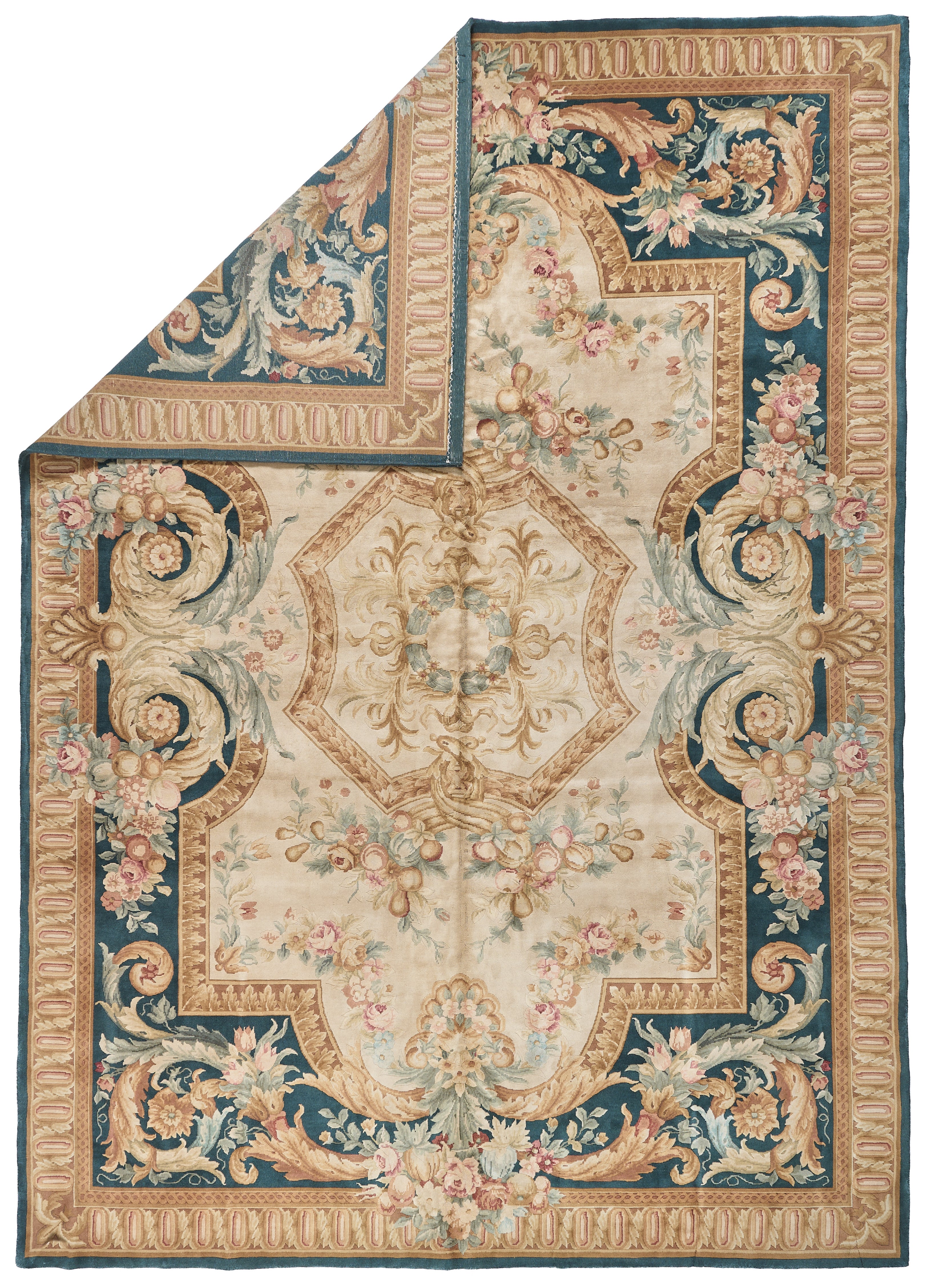 8054 Hand Knotted Savonnerie Carpet