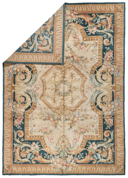8054 Hand Knotted Savonnerie Carpet