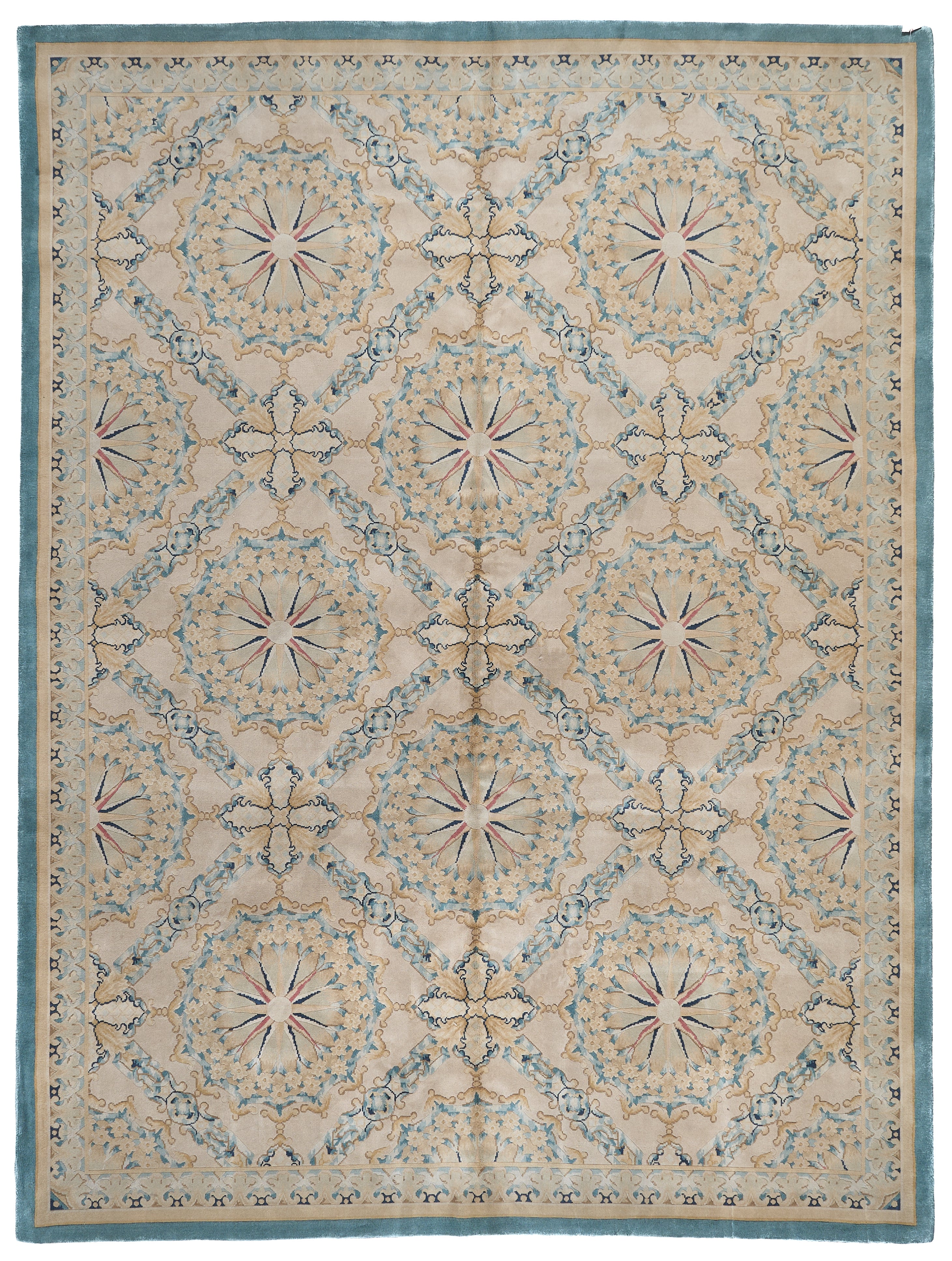 8056 Hand Knotted Savonnerie Carpet
