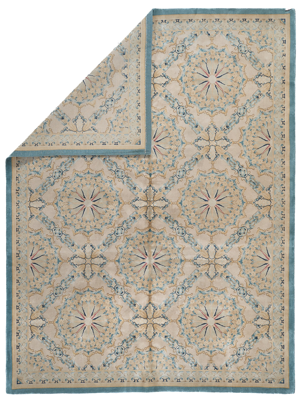 8056 Hand Knotted Savonnerie Carpet